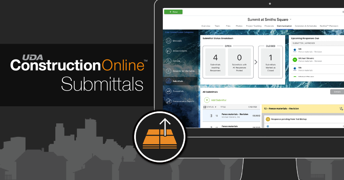 ConstructionOnline Submittals Streamline Project Communication