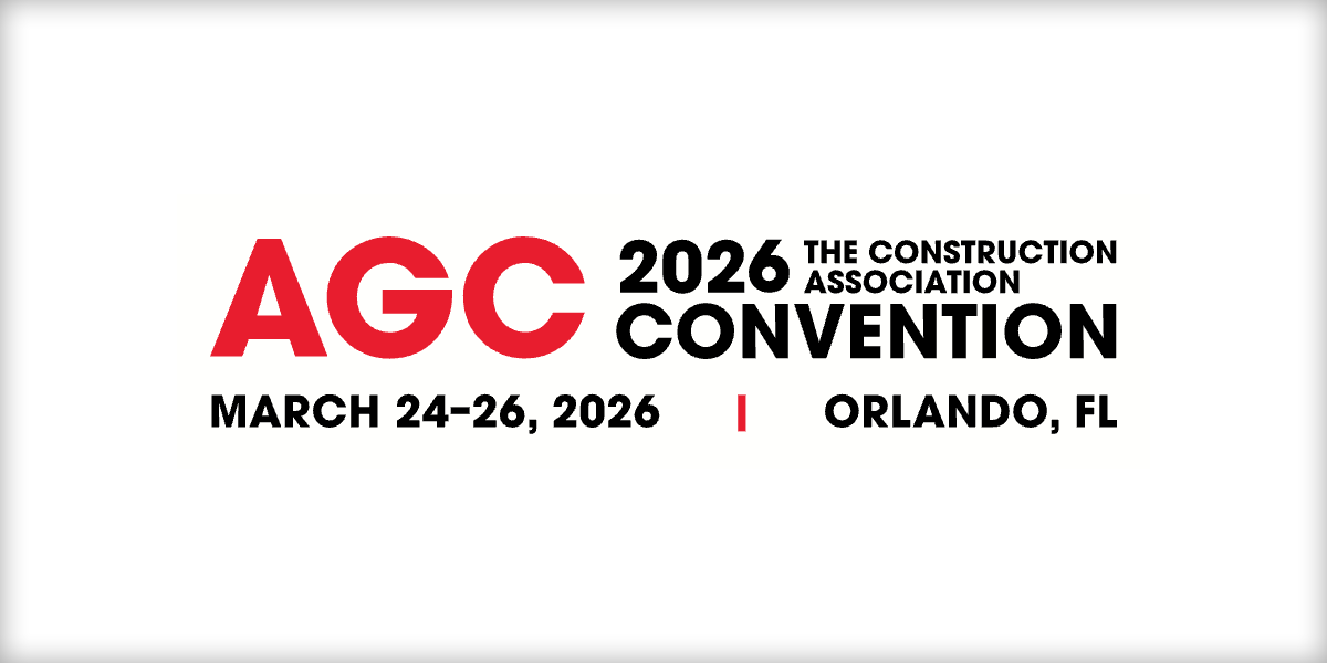 ConstructionOnline Announces that they will exhibit at AGC's 2026 Annual Convention | Orlando, Florida | March 24-26, 2026