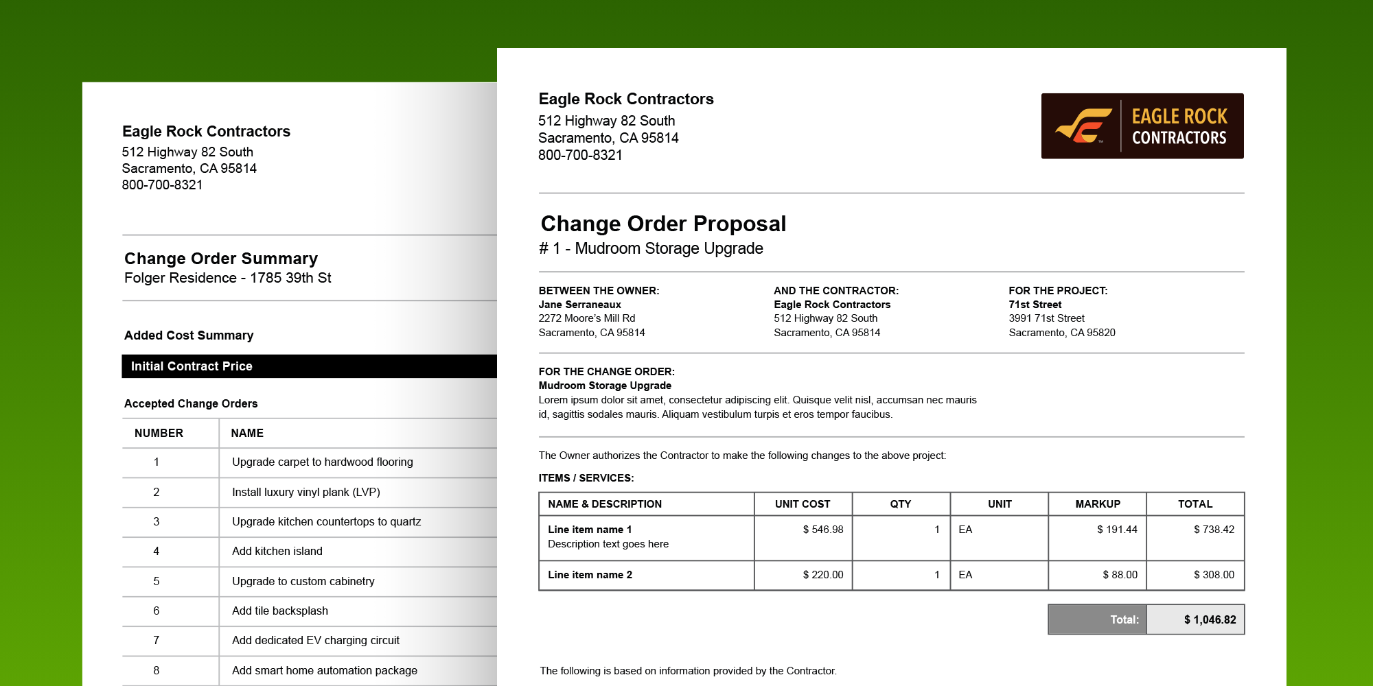 ConstructionOnline Announces Updates to Change Order Reports | Change Order Management Software | Construction Project Management Software