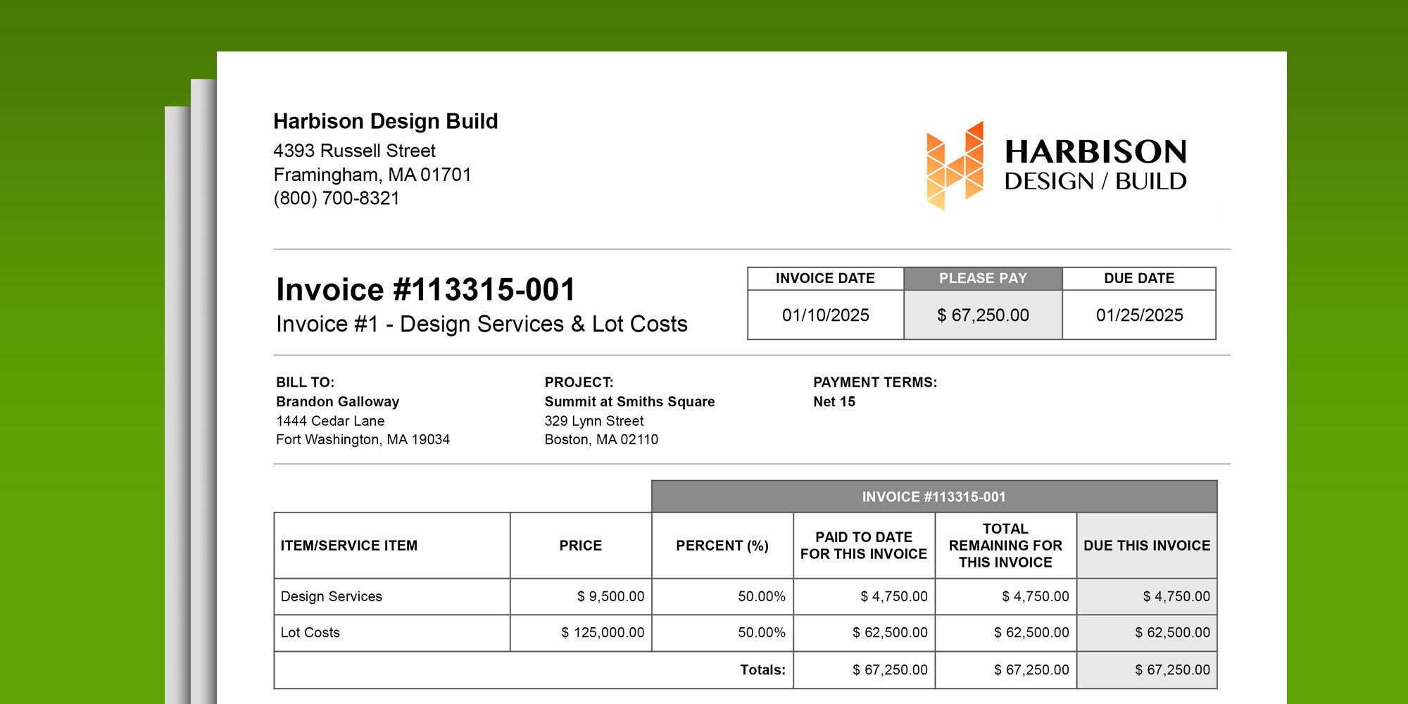 Create, Send, and Save Detailed Construction Invoices and Reports with Professional, Custom Reporting Options | Construction Invoicing Software | Construction Project Management Software | Construction Reporting Software | UDA ConstructionOnline