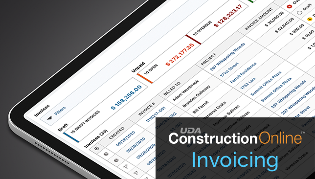 ConstructionOnline™ Invoicing Introduces Additional Fields for Effective Progress Management