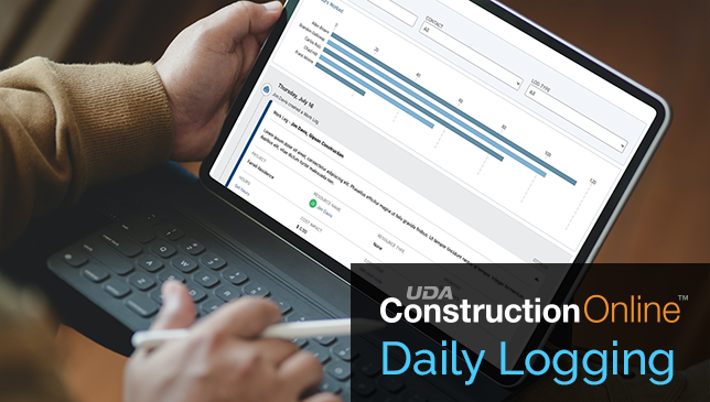 New timeline view and total hours dashboard available for ConstructionOnline Daily Logging. 