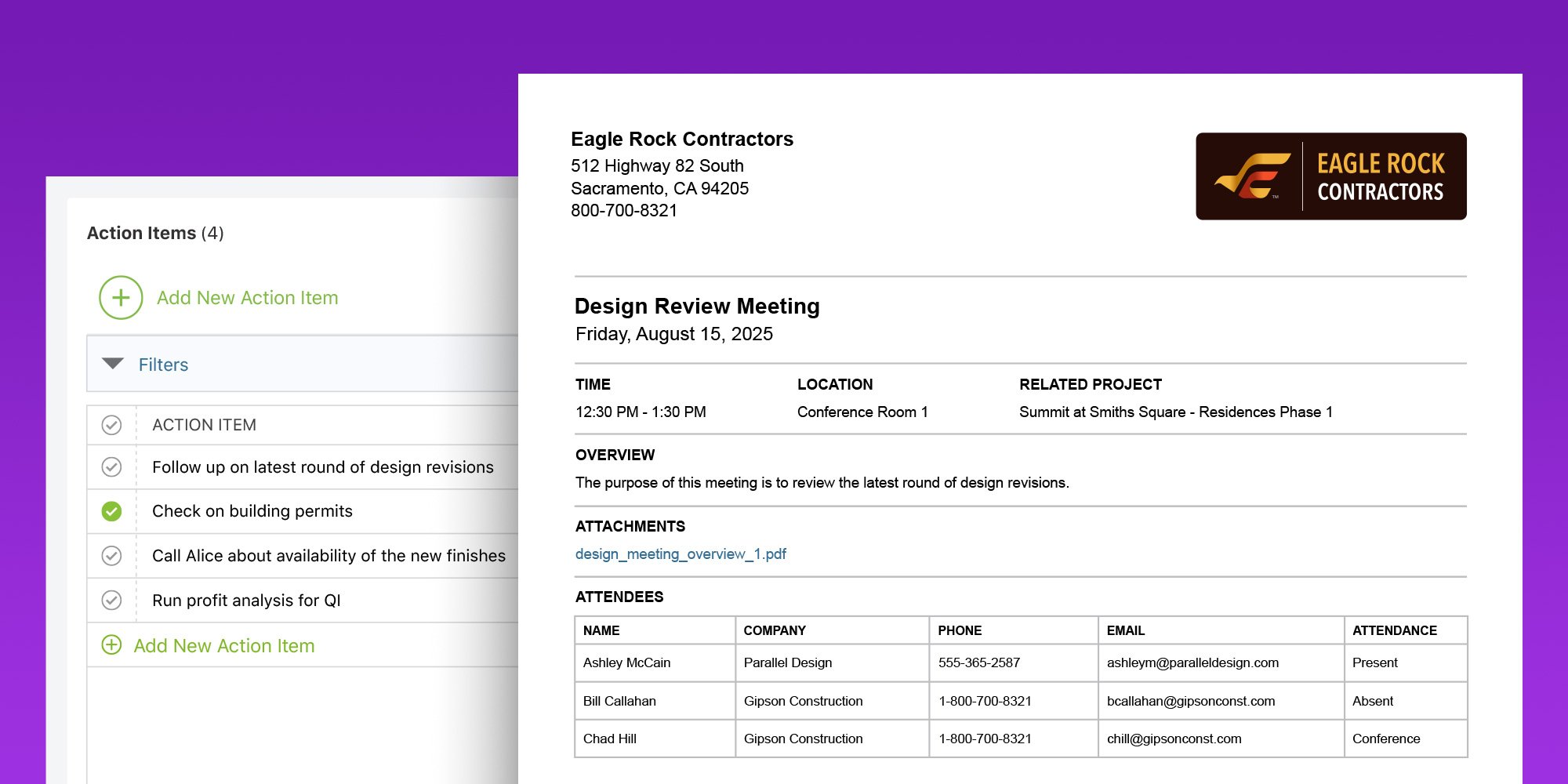 ConstructionOnline Announces Extensive Enhancements for Construction Meeting Minutes | UDA ConstructionOnline | Construction Management Software | Construction Meeting Minutes Software