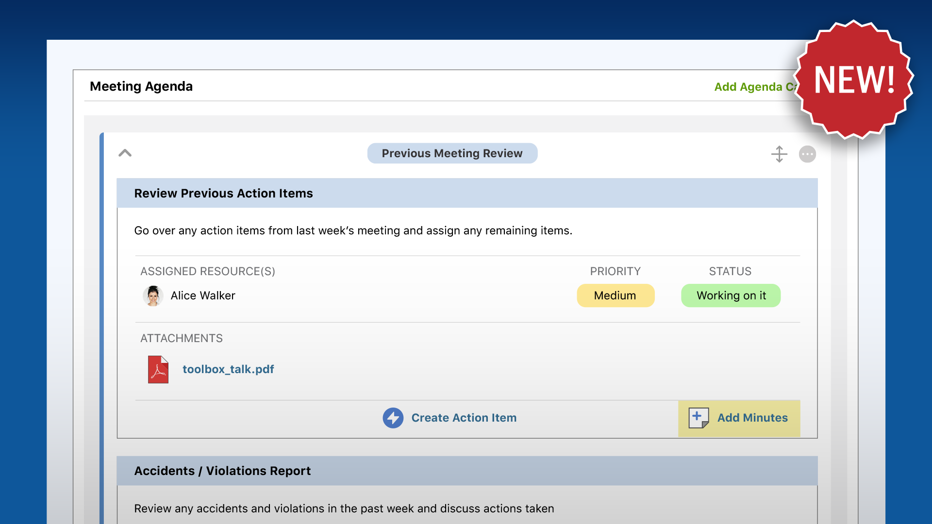 Feature Release | UDA ConstructionOnline Announces New Construction Meeting Minutes | July 2025 | Construction Management Software