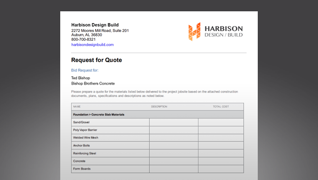 Opportunities Now Include Industry-Leading Request for Quote (RFQ) Report