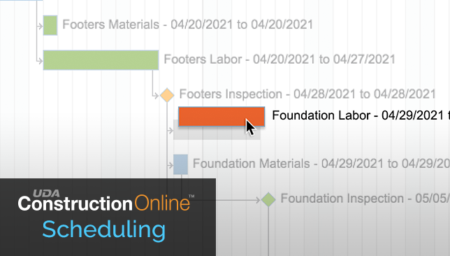Construction Schedule Management Improved with Advanced Task Tools and Functions in ConstructionOnline™