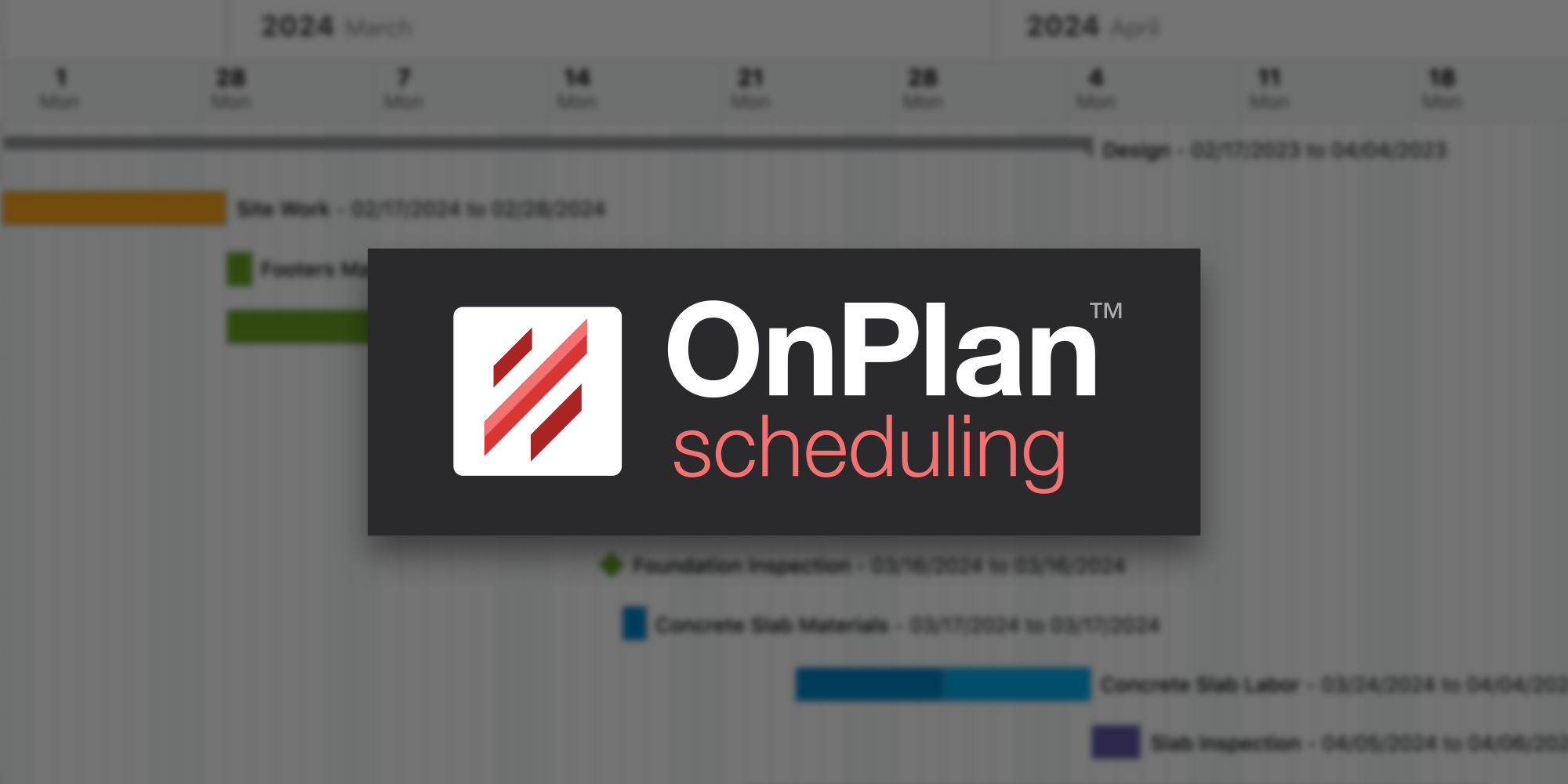 Construction Scheduling Software | OnPlan Scheduling | Construction Gantt Charts | Construction Project Management | UDA ConstructionOnline